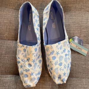 Toms nautical alpargatas size 12 new with tags